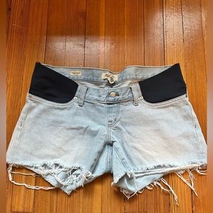 Madewell maternity shorts